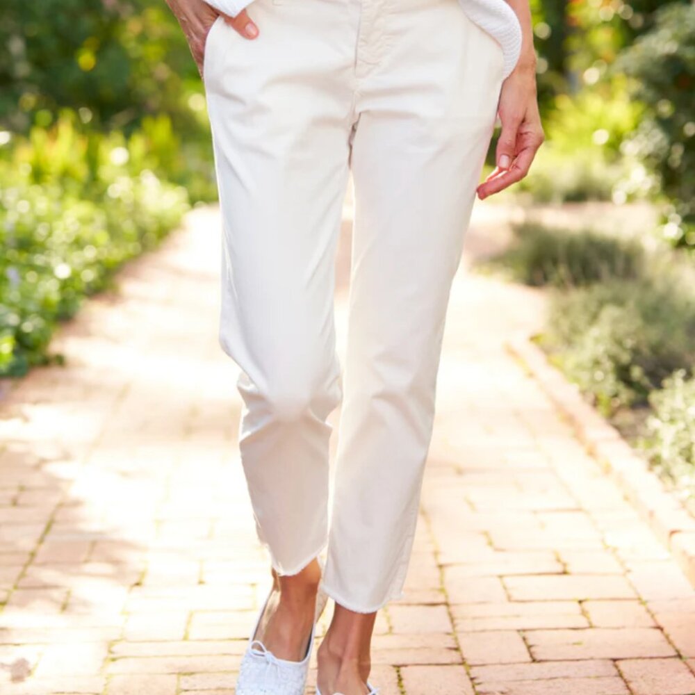 Frank & Eileen Wicklow Italian Chino Ivory Chalk 6